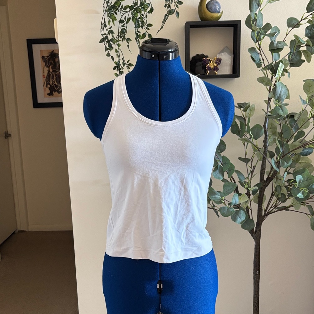 Lululemon Athletica White Tank Top - Size 2 (see description)